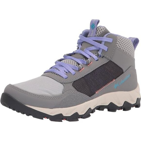 Columbia Flow Centre Hiking Boots Womens 9.5 Steam Fairytale Blue Grey - Picture 2 of 7